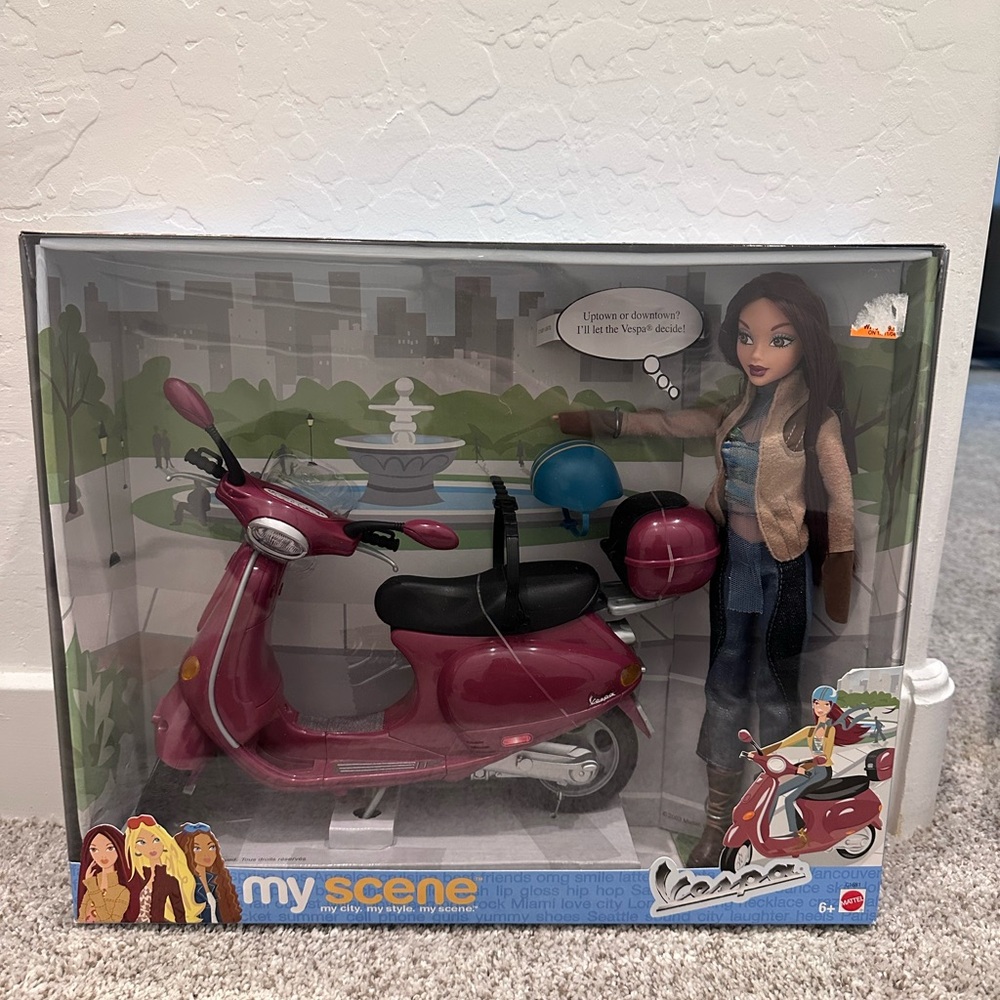 My Scene Doll with Pink Scooter